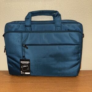 DOMISO 17.3 inch Laptop Bag Business Briefcase 17-17.3 inch, Turquoise